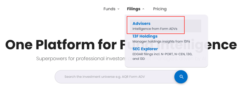 Filings > Advisers