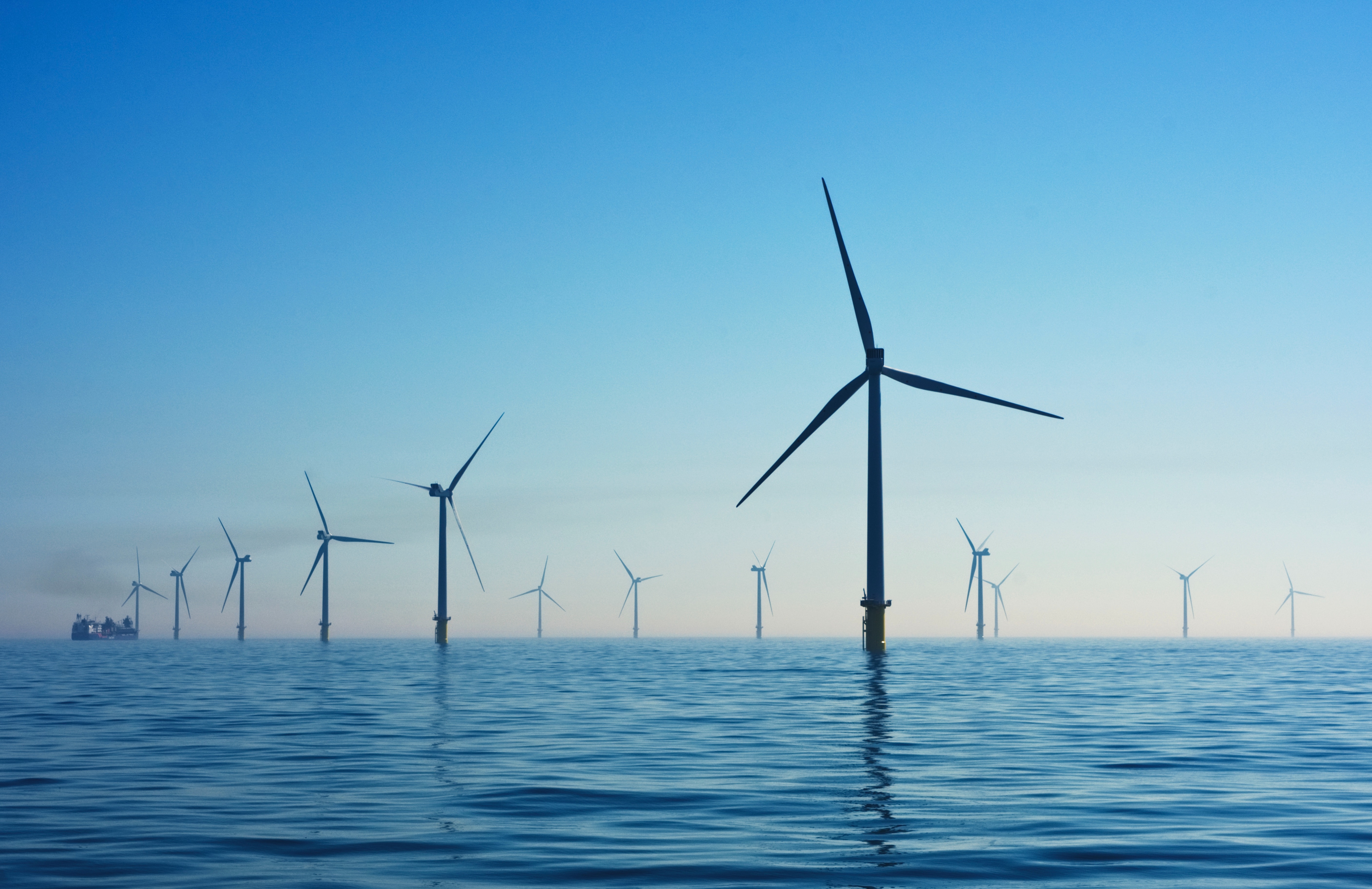 wind turbine in sea